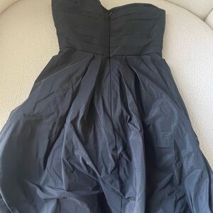 BCBG Elegant Black Strapless Dress